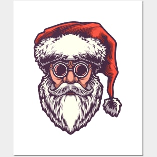 Santa Head Posters and Art